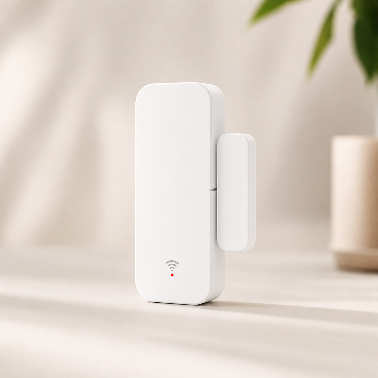 Sensor de Puerta y Ventana WiFi — Alertas instantáneas en tu móvil cuando alguien entra.